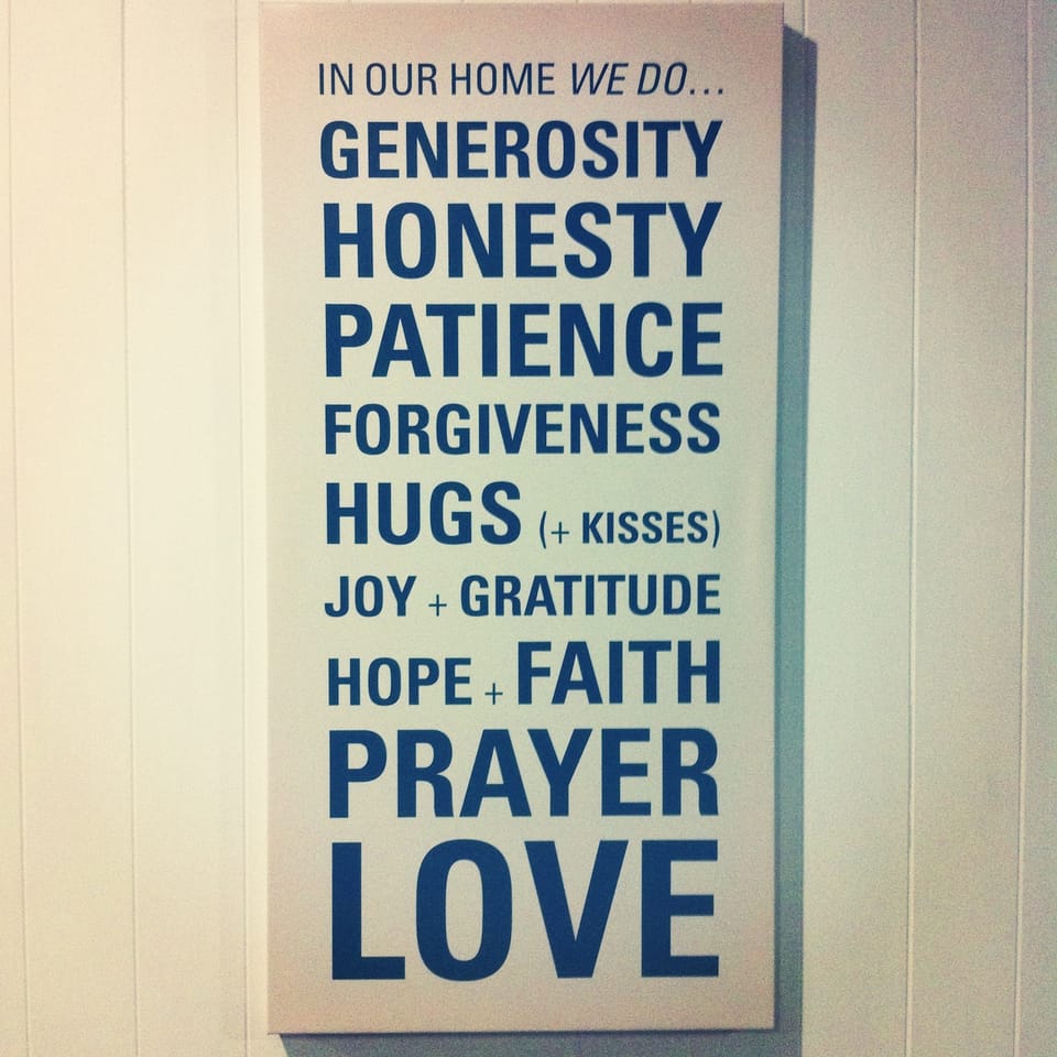 In Our Home...